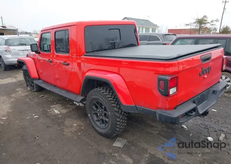 2025 Jeep Gladiator High Tide z USA, uszkodzony, nr VIN 1C6PJTAG0SL550638